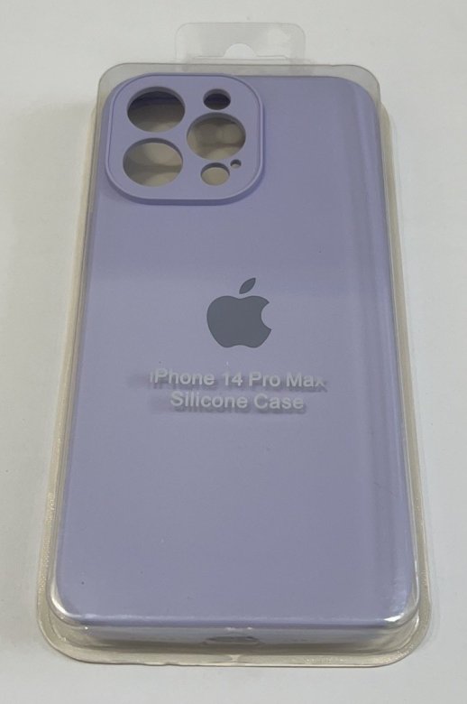 Чохол Silicone Case Copy Apple iPhone 14 Pro Max Square Light Lilac, 15