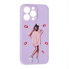Силіконовий чохол Case Art для Apple iPhone 13 Pro Purple