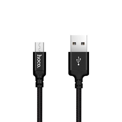 USB кабель HOCO X14 USB - micro USB, 1 метр, чорний