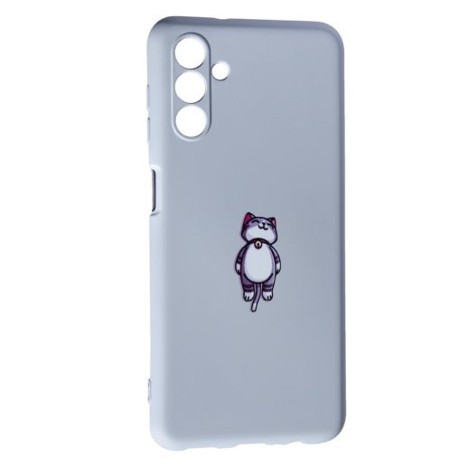 Силіконовий чохол Case Art для Samsung A04S Cat