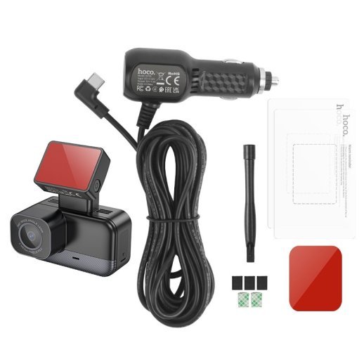 Автомобільний відеореєстратор HOCO DV10 mini screen dashcam, чорний