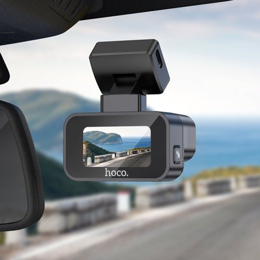 Автомобільний відеореєстратор HOCO DV10 mini screen dashcam, чорний