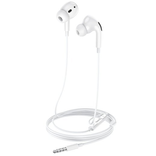 Навушники HOCO M1 Pro Original Series, дротові, з мікрофоном (3,5 мм), білий