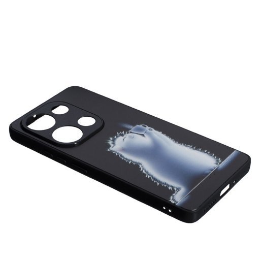 Накладка Fashion Mix для Xiaomi Redmi Note 13 Pro (4G) /Poco M6 Pro (4G) White Cat