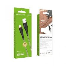 USB Cable Borofone BX25 Lightning 1m Black