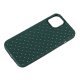 Накладка Шкіра Плетіння для Apple iPhone 13/14 Green