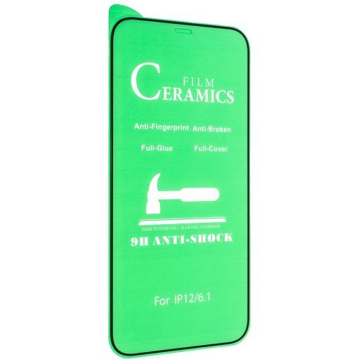 CERAMICS FILM ANTI-SHOCK APPLE iPhone 12 / 12 PRO 6,1" ЧОРНИЙ