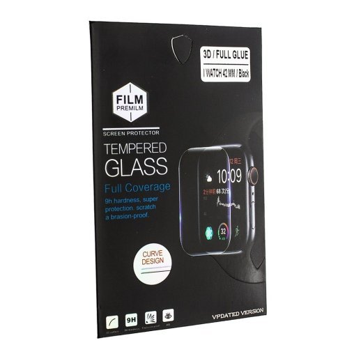 Захисне скло FULL GLUE APPLE WATCH 42MM ЧОРНИЙ