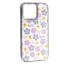 Накладка Cute Flowers Case with MagSafe для Apple iPhone 16 Pro Milk