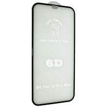 Захисне скло 6D ORIGINAL для APPLE IPHONE 12 PRO MAX 6,7" ЧОРНИЙ