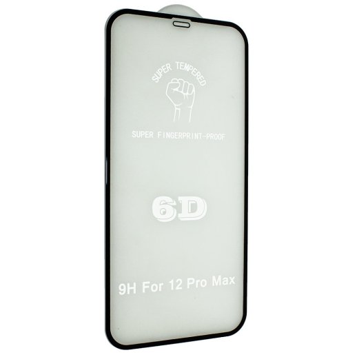 Захисне скло 6D ORIGINAL для APPLE IPHONE 12 PRO MAX 6,7" ЧОРНИЙ