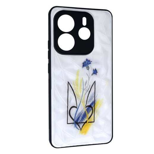 Накладка Prisma UA для Xiaomi Redmi Note 14 (5G) Ukraine with flowers