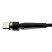 Кабель USB Магнітний круглий 90° 3в1: Lightning/Micro/Type-C 1 метр ЧОРНИЙ 3А 4-х контакний