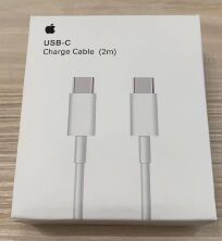 USB-C Cable to Type-C 2m Apple packing 120w Бiлий