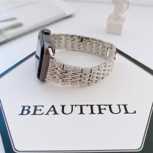 Ремінець металевий 7-LINE Metal СТРАЗ APPLE WATCH 38/40/41 MM №3