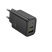 Мережевий зарядний пристрій HOCO N61 Gentle TYPE-C PD 20W + USB QC 3.0, чорний