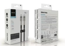 USB Cable Senteo SM-03 100W  Iron Series braided USB-C to USB-C 2M