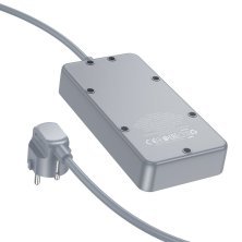 Сетевой удлинитель Borofone BAC2A (3USB/1Type-C/3xSocket) 1,5м (черный)