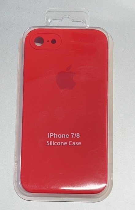 Чохол Silicone Case Copy Apple iPhone 7 / 8 / SE Square Red 12