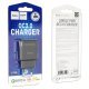 Мережевий зарядний пристрій HOCO C72Q USB QC3.0, чорний