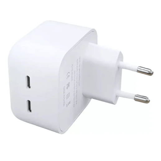 Мережевий Зарядний Пристрій Apple iPhone Power Adapter 35W Dual USB-C MHJE3ZM/A Without packing