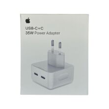Мережевий Зарядний Пристрій Apple iPhone Power Adapter 35W Dual USB-C MHJE3ZM/A Without packing