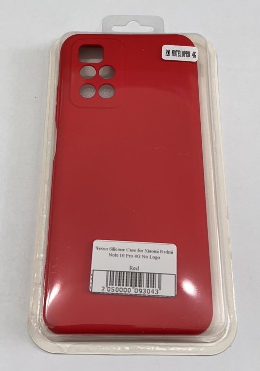 Чохол Silicone Case for Xiaomi Redmi Note 10 Pro 4G No Logo Black