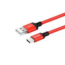 USB кабель HOCO X14 USB - Type-C, 1 метр, червоний