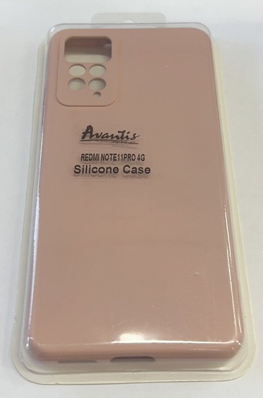 Avantis Full Silicone case Xiaomi Redmi Note 11 Pro 4G Elegant Purple