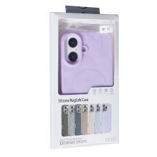 Силіконовий чохолНакладка  Color (With Magnit) для Apple iPhone 17 Purple
