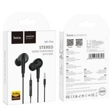Навушники HOCO M1 Pro Original Series, дротові, з мікрофоном (3,5 мм), чорний