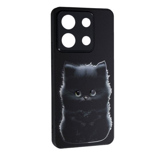 Накладка Fashion Mix для Xiaomi Redmi Note 13 Pro (5G) / Poco X6 Black Cat