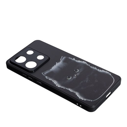 Накладка Fashion Mix для Xiaomi Redmi Note 13 Pro (5G) / Poco X6 Black Cat