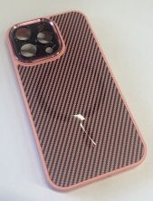 Case Carbone Shield Magsafe  for Apple Iphone 13 Pro Pink