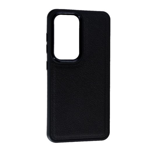 Накладка Leather Case для Samsung S24 Black
