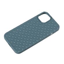 Накладка Шкіра Плетіння для Apple iPhone 13/14 Gray