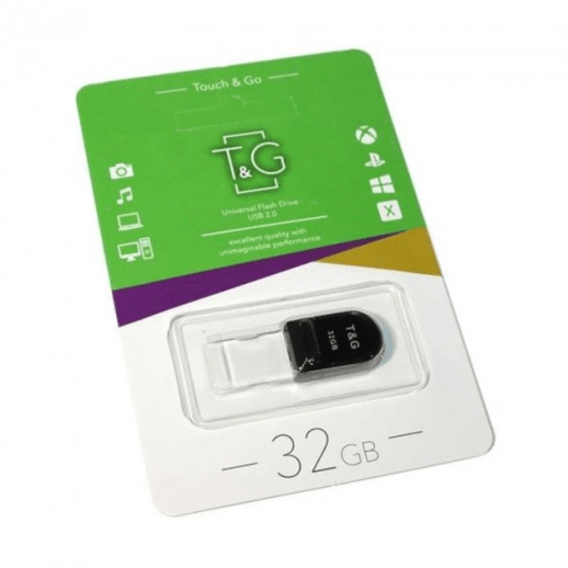 USB Flash Drive T&G TG010 Shorty 32GB Чёрный