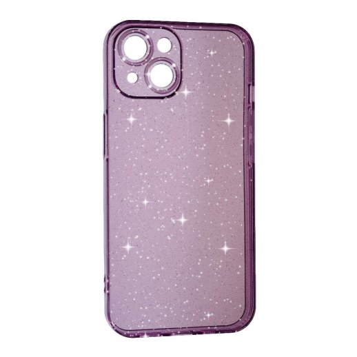 Силікон Clear Shine для Apple iPhone 14 Violet