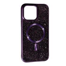 Накладка Diamond Magsafe для Apple iPhone 16 Pro Dark Violet