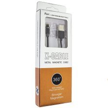 Кабель USB Магнітний круглий USB - Lightning 1 метр