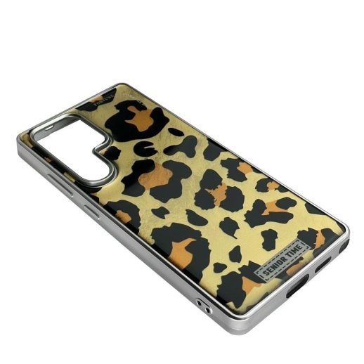 Накладка Leopard Case для Samsung S25 Ultra Gold