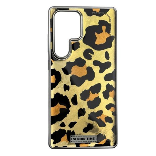 Накладка Leopard Case для Samsung S25 Ultra Gold