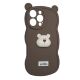 Силікон Hello Bear для Apple iPhone 16 Pro Brown