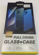 Case 360 + Screen Protector Clear for Apple Iphone 11 Pro Black