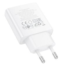 Мережевий зарядний пристрій BOROFONE BN25 PD 30W + QC3.0, білий