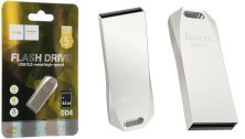 Флеш-память HOCO UD4 (USB2.0/16Gb) (стальной)