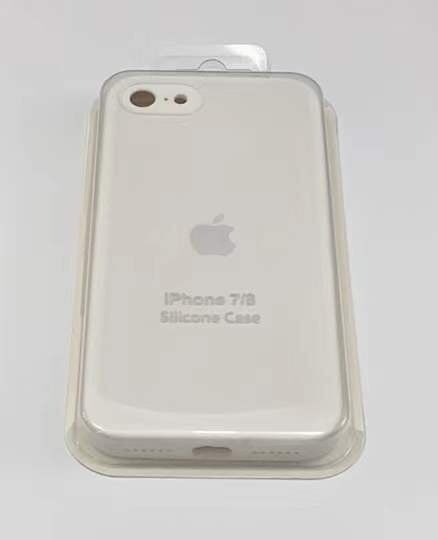 Чохол Silicone Case Copy Apple iPhone 7 / 8 / SE Square White 2