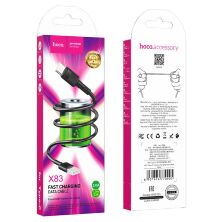 USB кабель HOCO X83 USB - Type-C 1 MЕТР ЧОРНИЙ