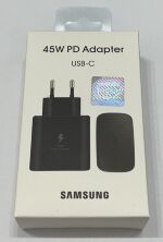Мережевий Зарядний Пристрій Samsung TA800 45w in Box Black