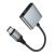 Переходник AUDIO HOCO UPA34 Type-C - Type-C Power + Jack 3.5 (серый)